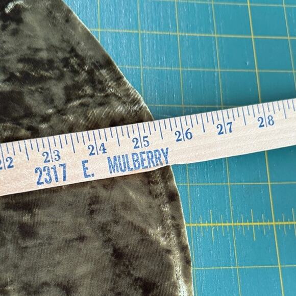 Westport 1962 Womens Stretchy Velour Sweater 3/4 Sleeves sz Petite XL Scoop Neck - Picture 5 of 5